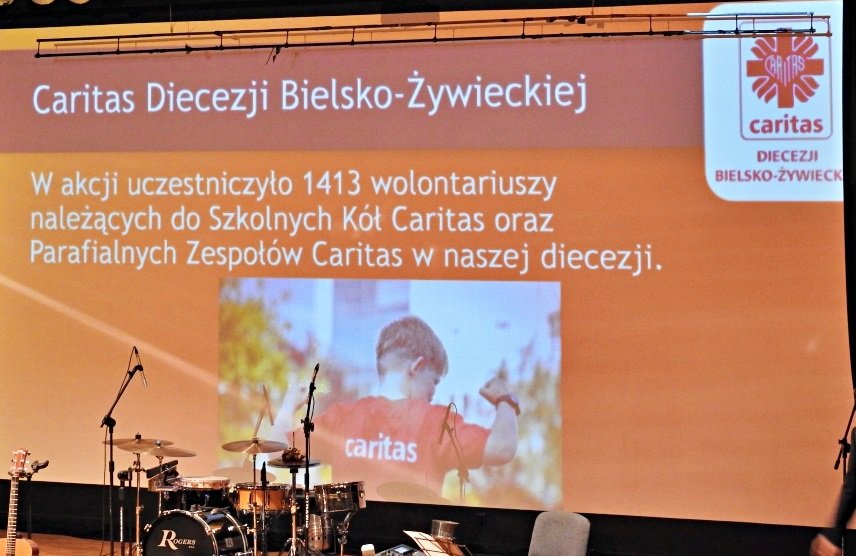 Caritas w Bielsku-Białej pobił rekord zebranej żywności. Dary zbierano w 150 sklepach - foto