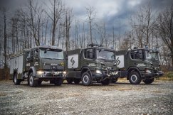 Bielska firma zaopatruje wojsko. Dostarczyli 18 samochodów, w tym pojazdy lotniskowe - foto
