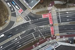 Nie wszyscy potrafią korzystać z przebudowanego skrzyżowania. Śluza rowerowa sprawia problemy