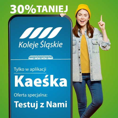 Koleje Śląskie mają własną aplikację mobilną i zachęcają pasażerów do jej testowania