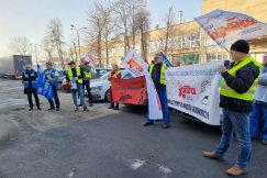 Kolejne mediacje nie dały efektu. Dwugodzinny strajk ostrzegawczy w Bielsku-Białej