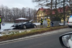 Pościg zakończony uszkodzonym radiowozem i ucieczką w pola. Koniec policyjnej obławy - foto