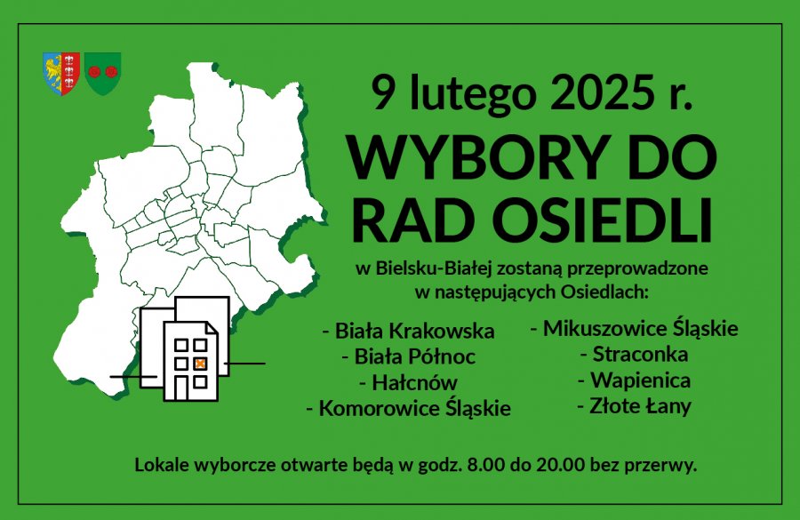 W niedzielę wybory. Wybieramy radnych w ośmiu bielskich osiedlach SZCZEGÓŁY