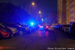 Nocna akcja policji w wieżowcu. Mężczyzna przekonywał, że sąsiad grozi mu bronią - foto