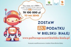 Twoje 1,5% ma ogromne znaczenie - Zmieniaj życie w Bielsku-Białej!
