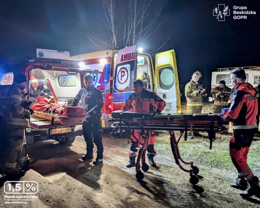 Blisko 100 osób szukało bielszczanina. W górskim terenie lądował LPR  - foto