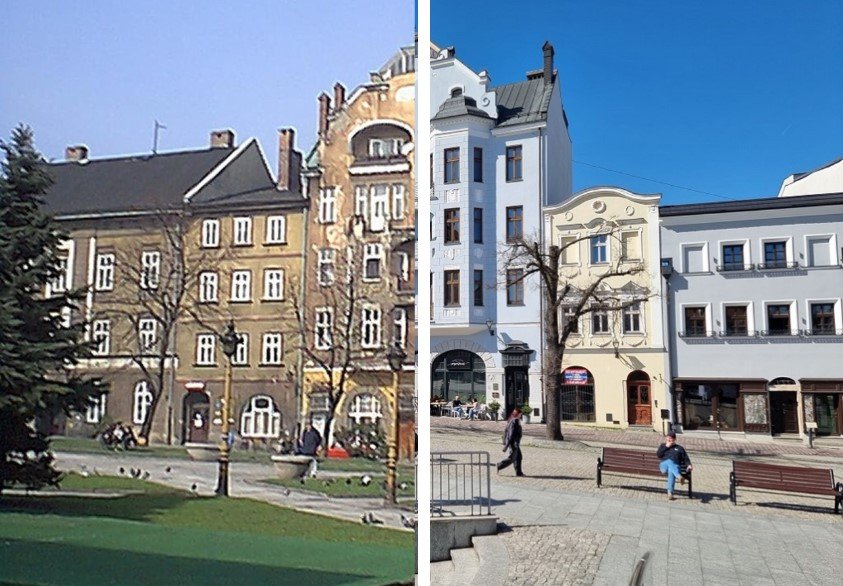 Bielsko-Biała w 1999 roku i dziś. Tak wizytówki miasta zmieniły się w ostatnim ćwierćwieczu