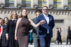 Prezydent poprowadził poloneza. Nowej bielskiej tradycji stało się zadość - foto