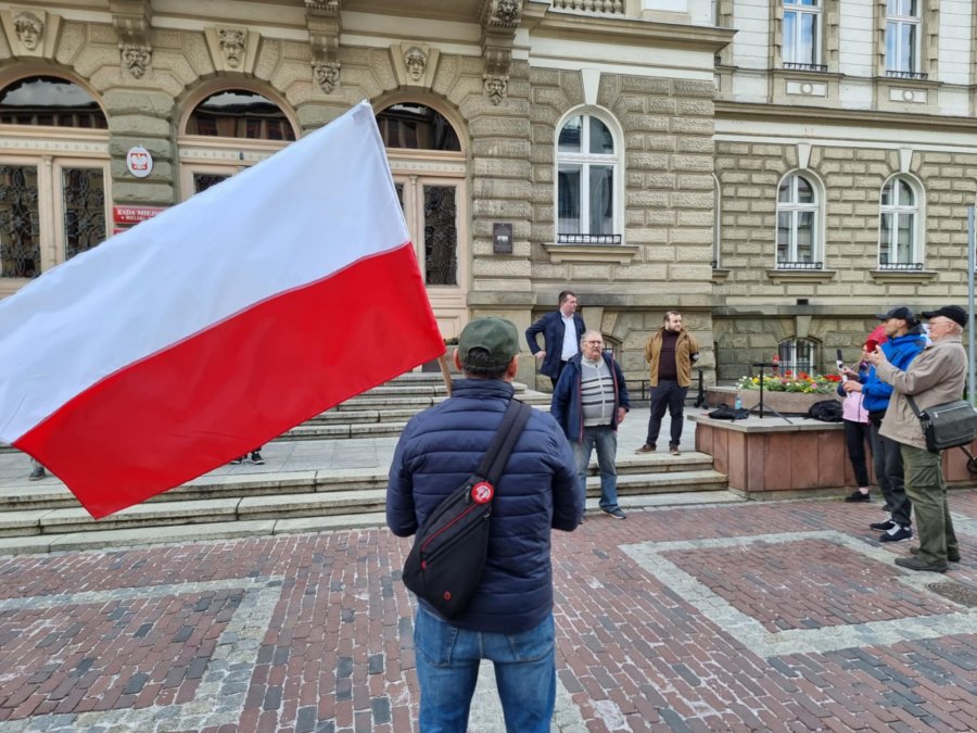 Protest przeciwko Centrum Integracji Cudzoziemców. „Czy pan nas tam słyszy?” - foto i film