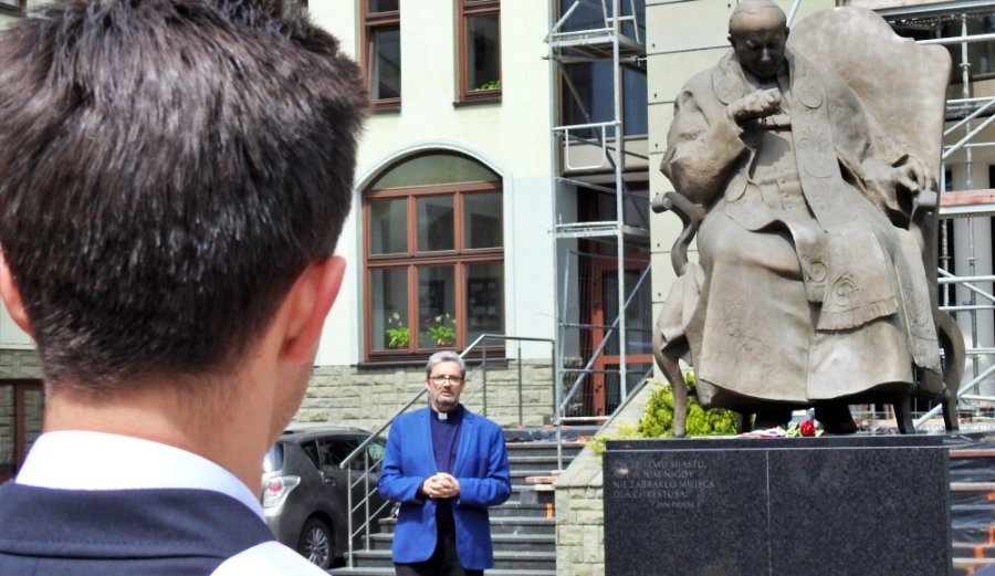 Upamiętnili wizytę papieża. 30 lat temu mówił o swoich związkach z naszym miastem - foto