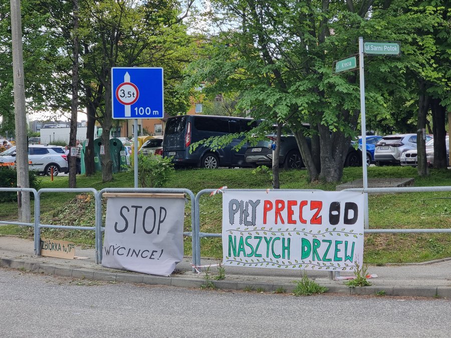 Protestujący na osiedlu stawiają żądania. Zmiany planów realizacji inwestycji nie będzie? - foto