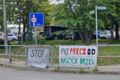 Protestujący na osiedlu stawiają żądania. Zmiany planów realizacji inwestycji nie będzie? - foto