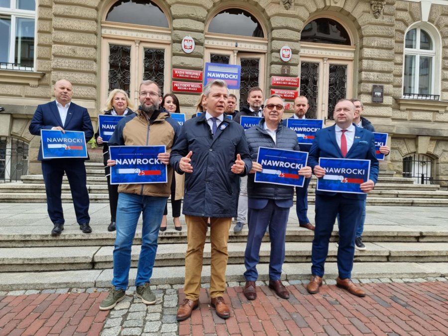Udzielili poparcia Karolowi Nawrockiemu. Dziś kandydat PiS będzie na Śląsku - foto