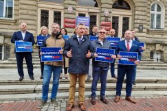 Udzielili poparcia Karolowi Nawrockiemu. Dziś kandydat PiS będzie na Śląsku - foto