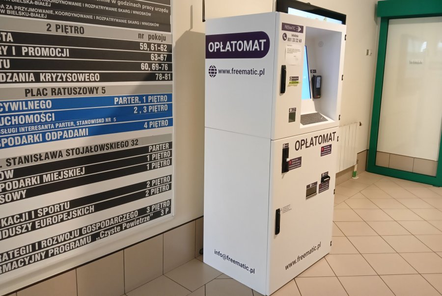 Przyjmuje opłaty w formie gotówkowej i bezgotówkowej. Opłatomat już działa - foto