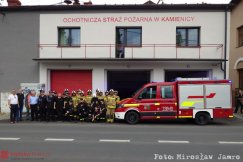 OSP Kamienica ma nowy, lekki samochód. Bardzo przyda się w terenie górzystym - foto