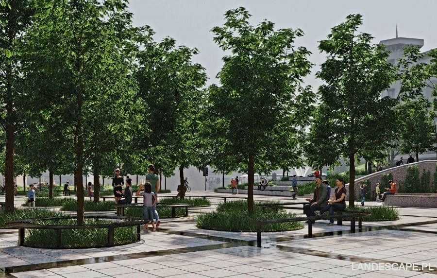 Central Park to nie będzie, ale historyczny plac zyska dużo zieleni. Kończą prace i ogłaszają przetarg