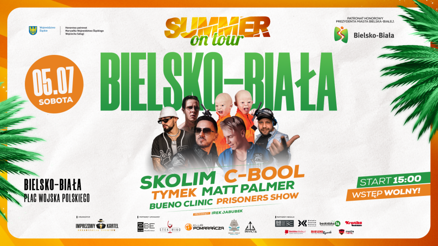 Skolim, Tymek czy C-Bool. Już dziś ośmiu artystów wystąpi na jednej scenie LINE-UP
