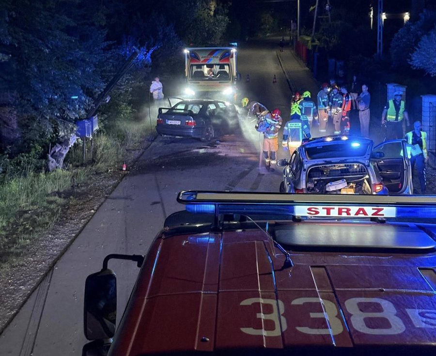 Uderzył w drzewo, wcześniej doznał udaru. W drugim przypadku przyczyną brawura - foto
