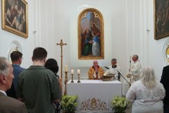 Podniosła rocznica zamkowej kaplicy. W wydarzeniu uczestniczył książę bielski - foto
