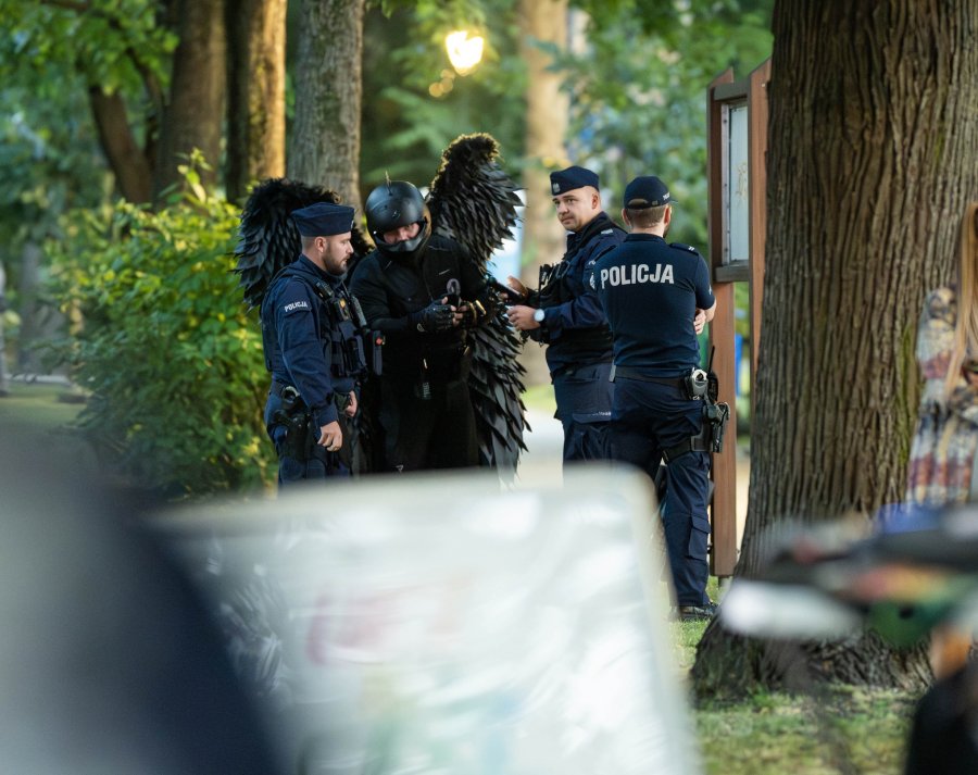 Policja interweniowała wobec Czarnego Anioła. „Nie reagował na polecenia” - foto