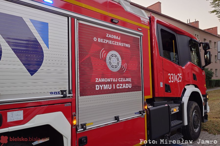 Czujnik tlenku węgla ostrzegł lokatorów! Wezwano strażaków - foto