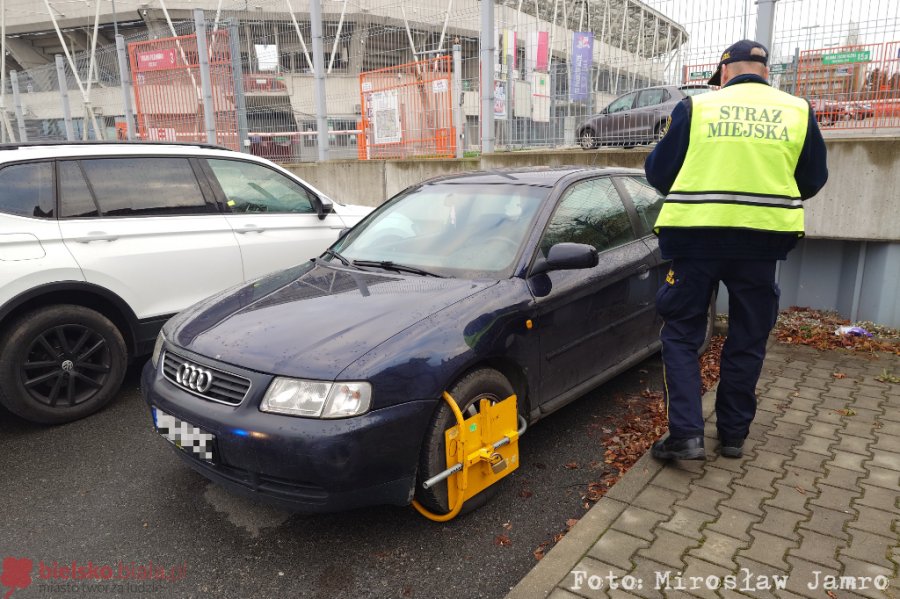 Zaparkowali w miejscu, gdzie obowiązuje zakaz. Strażnicy miejscy mieli pełne ręce roboty - foto