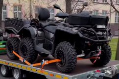 Pogranicznicy z nowymi pojazdami. Gąsienice i napęd 6x6 pozwoli zimą patrolować granicę - foto