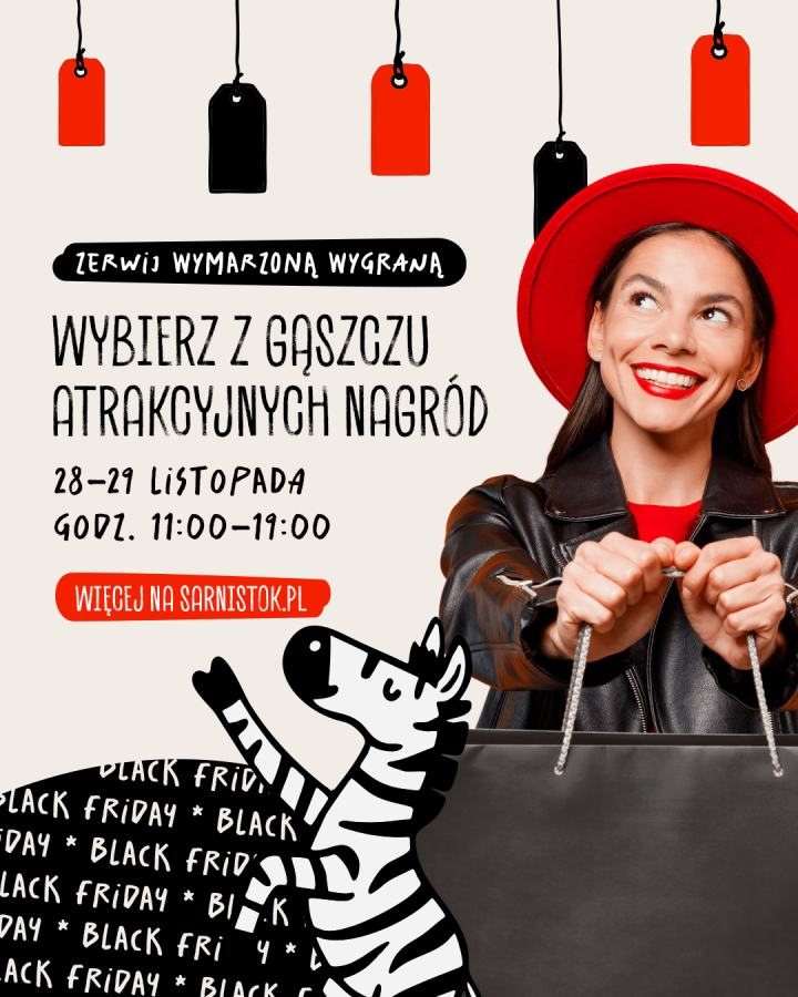 Black Friday w Sarnim Stoku. Gąszcz atrakcyjnych nagród czeka!