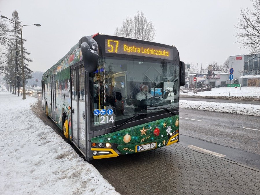 Świąteczny autobus wyjedzie na ulice Bielska-Białej. Przewoźnik podał szczegóły - foto