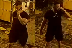 Uderzył w twarz, a następnie kopał swoją ofiarę. Policja szuka sprawcy brutalnego pobicia - foto