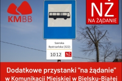 Siedem przystanków „na żądanie” i dwa nowe przystanki. Zmiany wchodzą w życie 7 stycznia