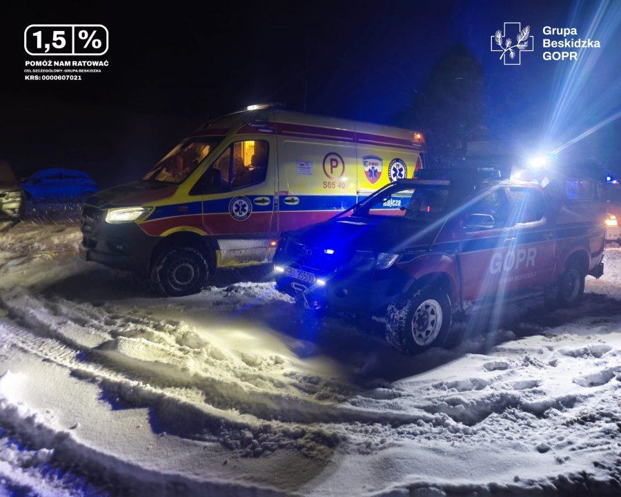 Upojona turystka i nocne poszukiwania na Szyndzielni. To była pracowita noc ratowników - foto