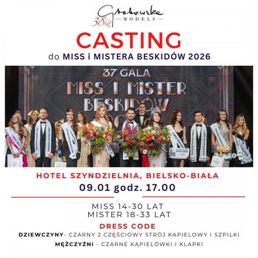 Zmień swoje życie w jeden wieczór. Przyjdź na casting do Miss i Mistera Beskidów