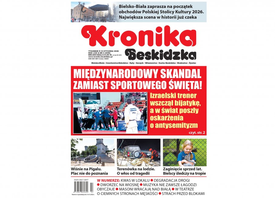 „Kronika Beskidzka”, a w niej: Wiśnie na Pigalu, śmierć bohatera i powrót bielskich masonów