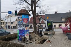 Utrudnienia w centrum Bielska-Białej. Rozpoczęła się budowa sieci kablowej - foto