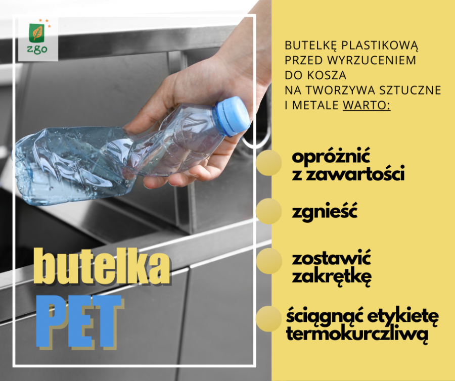 Niezgnieciona, nieopróżniona, nieodzyskana! Jak segregować odpady typu PET?