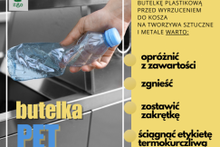 Niezgnieciona, nieopróżniona, nieodzyskana! Jak segregować odpady typu PET?