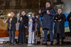 Zgromadzenie na placu Chrobrego. Wspólna modlitwa ekumeniczne i minuta ciszy