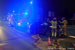 Zderzenie dwóch aut na Żywieckiej. Służby powiadomił system eCall - foto