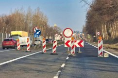 Utrudnienia na DK1 potrwają miesiącami. Ruszył ważny etap budowy wiaduktu - foto
