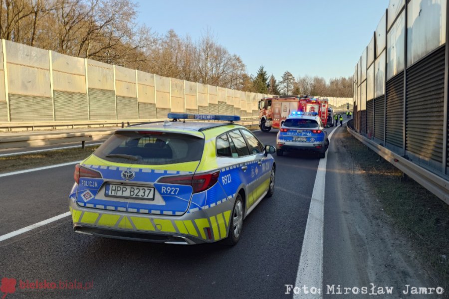 Śmiertelny wypadek na DK1. Droga w kierunku Bielska-Białej odblokowana - foto