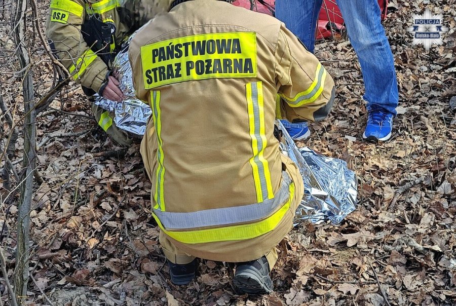 Dramatyczny finał poszukiwań 74-latka. Tragedia była o krok, pomoc przyszła w ostatniej chwili - foto