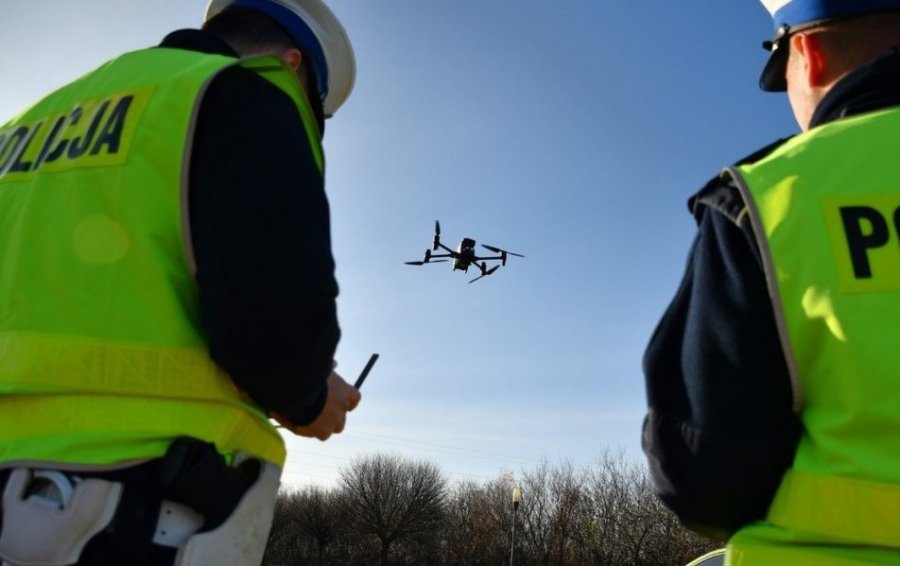 Dron monitorował zachodnią obwodnicę miasta. Pięciu kierowców ukaranych mandatami - foto