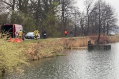 Tragiczny finał poszukiwań matki z synem, ciała wyłowione z wody. Czynności prowadzi prokuratura - foto