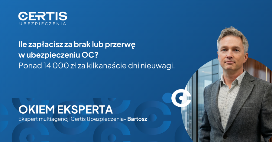 Ile zapłacisz za brak lub przerwę w ubezpieczeniu  OC? Ponad 14 000 zł za  kilkanaście dni nieuwagi