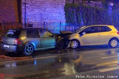 Kompletnie pijany doprowadził do czołówki w centrum. Cztery osoby przewiezione do szpitala
