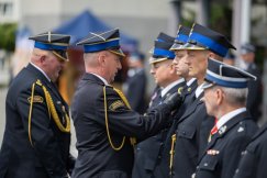 „Tylu powrotów, ile wyjazdów”. Święto przed komendą, były awanse i poświęcenie nowego sprzętu - foto