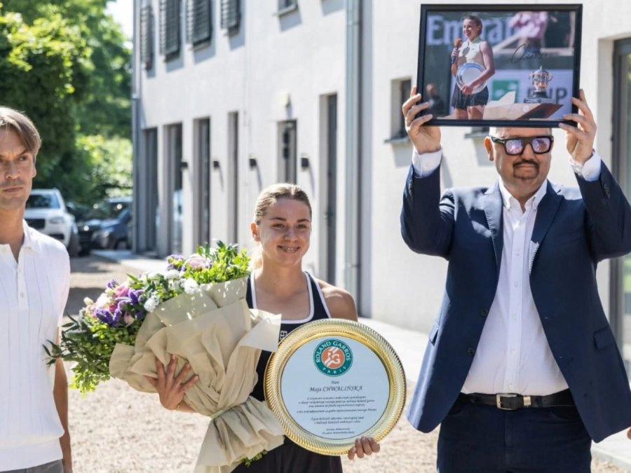 Maja Chwalińska wróciła do domu. Witał ją prezydent, orkiestra, a minister przywiózł 3 mln zł