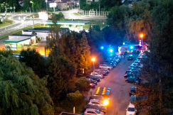 Wieczorna interwencja służb na bielskim osiedlu. Doszło do wycieku gazu - foto i film